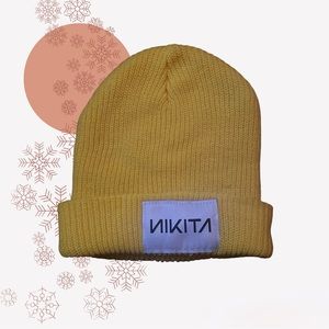 NEW NIKITA ICELANDIC SPORT YELLOW RIBBED BEANIE